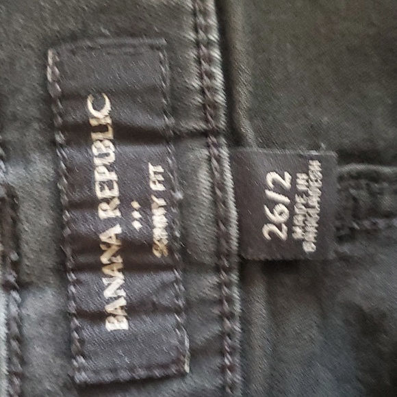 Banana republic black high rise skinny jeans - Picture 4 of 6